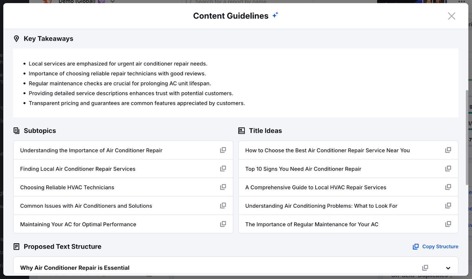 Enterprise AI SEO Features in Semrush - content optimization
