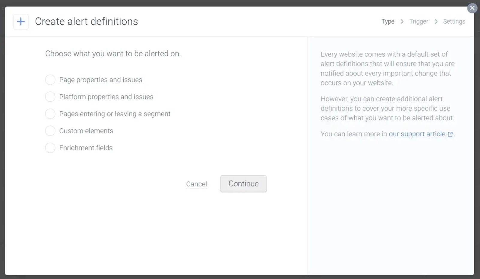 Creating a custom alert on the Conductor monitoring tool.