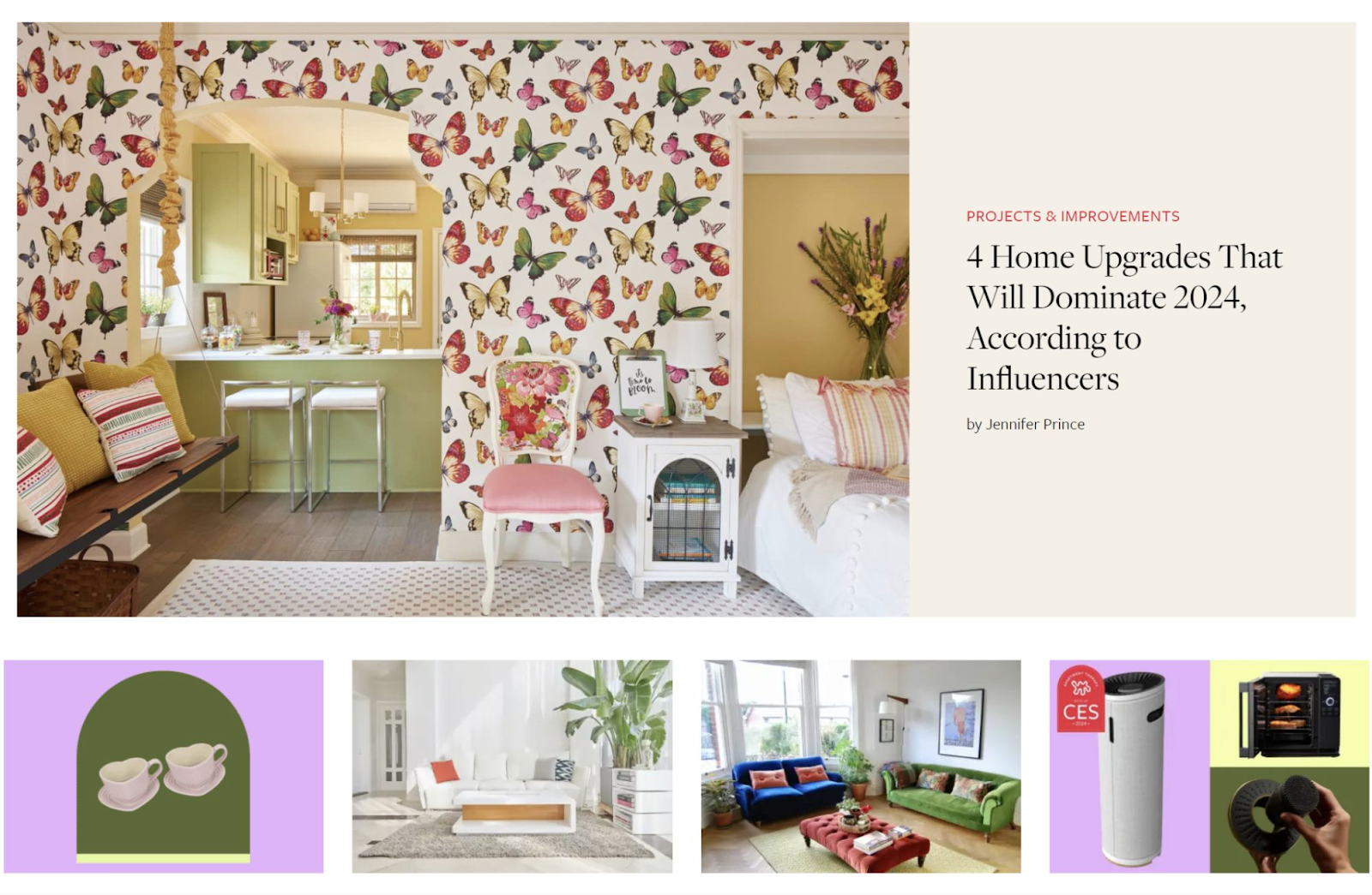 Apartment Therapy blog page