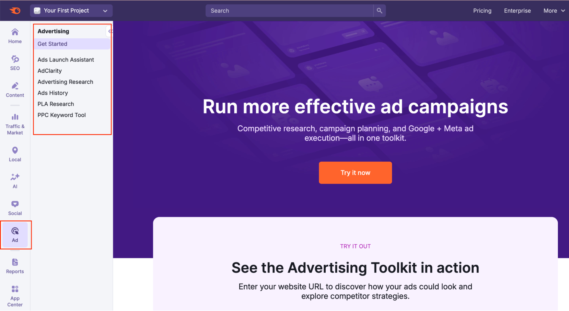 Getting Started with Advertising Toolkit image 1