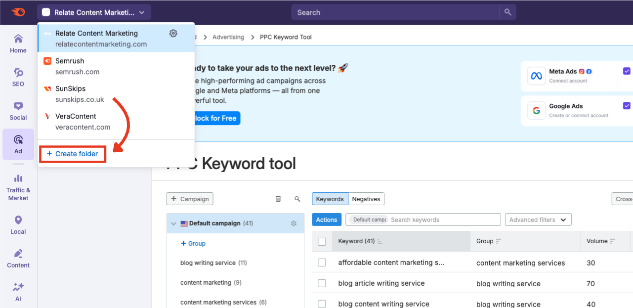 PPC Keyword Tool image 1
