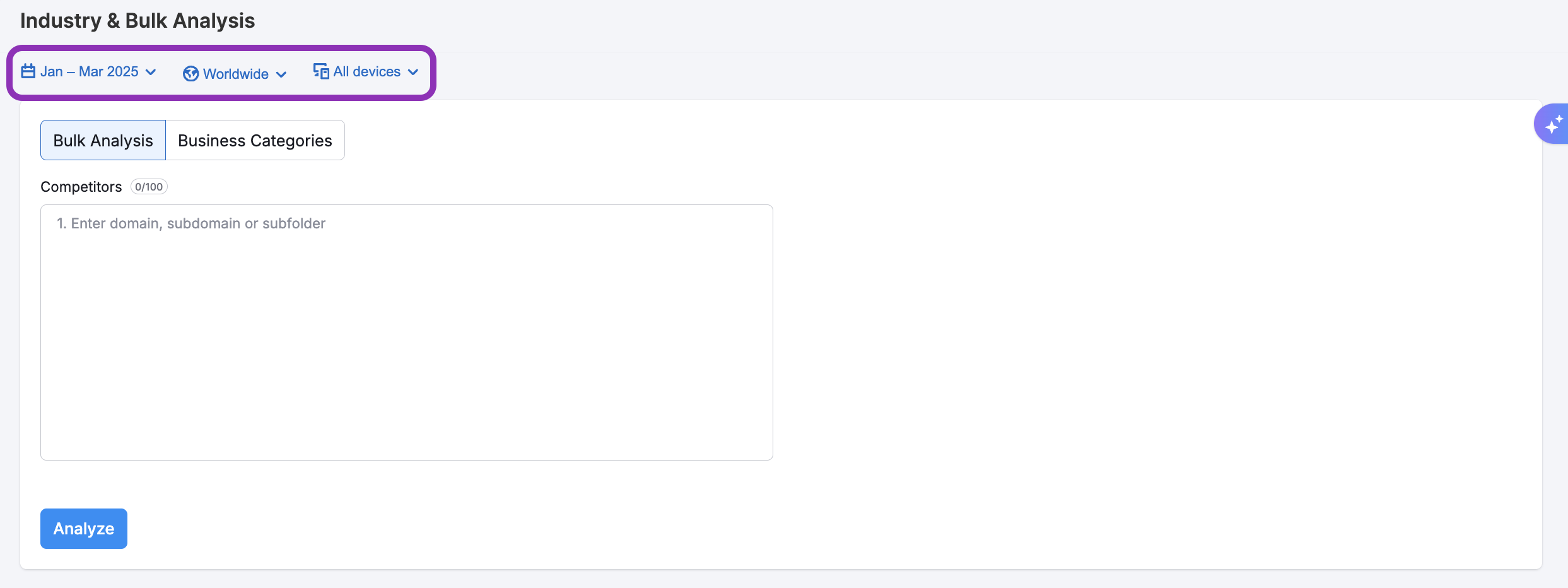 The Industry & Bulk Analysis Dashboard image 1