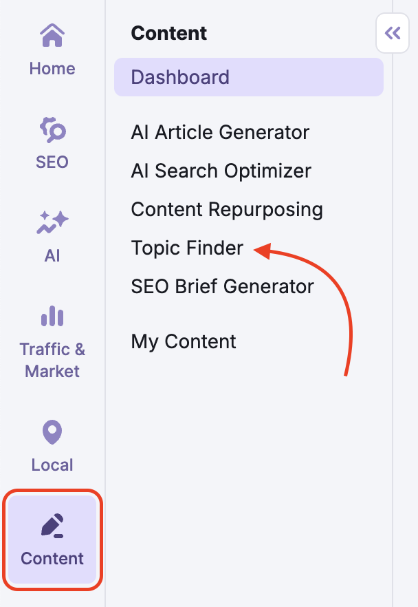 Topic Finder image 1